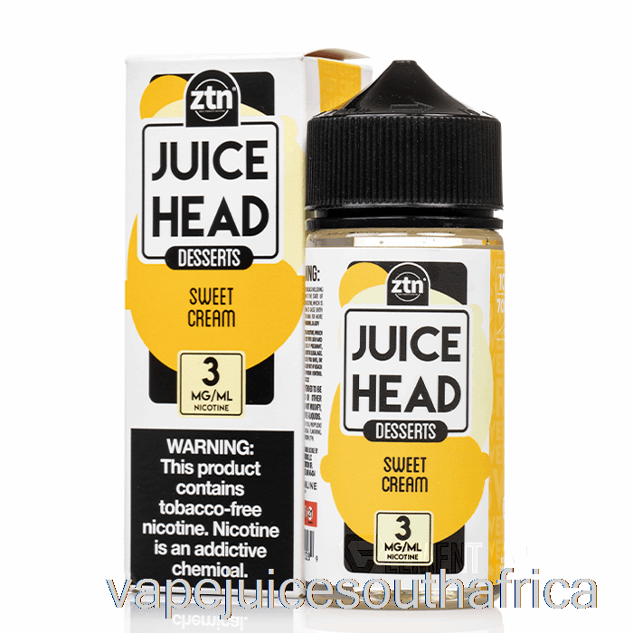 Vape Juice South Africa Sweet Cream - Juice Head - 100Ml 0Mg